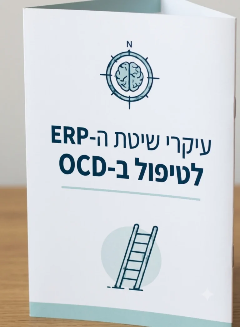 חוברת מודרכת: עיקרי שיטת ה-ERP לטיפול ב-OCD